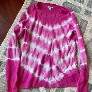 J. Crew CASHMERE Tye Dye Sweater